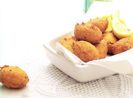 Cod fritters (Bolinho de bacalhau)