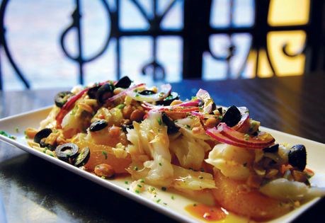 Cod, olive, and orange salad (Remojón)