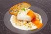 Cod with coco beans and tomato confit