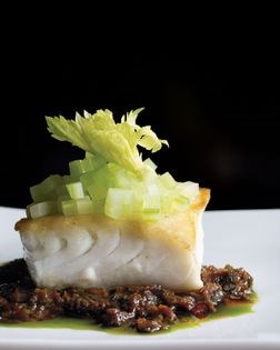 Cod with Malaysian chili sauce 