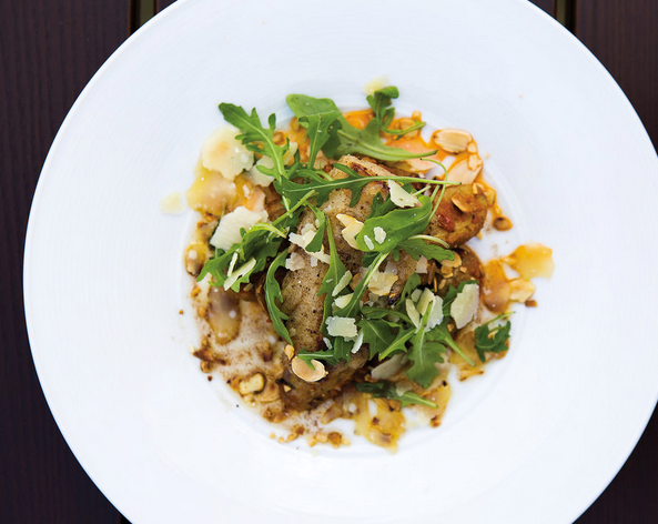 Cod with potatoes and sundried tomato pesto