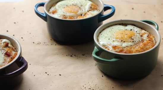 Coddled eggs with crab from North End Grill in NYC