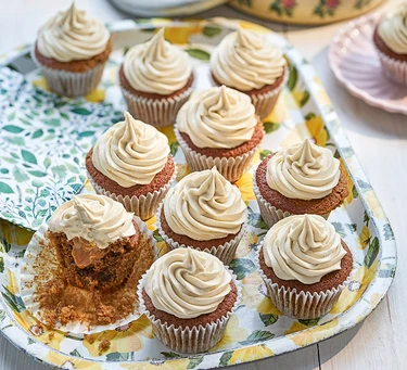 Coffee & caramel cupcakes