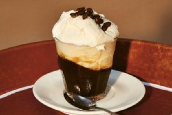 Coffee and cardamom granita (Granita al caffè Turco)