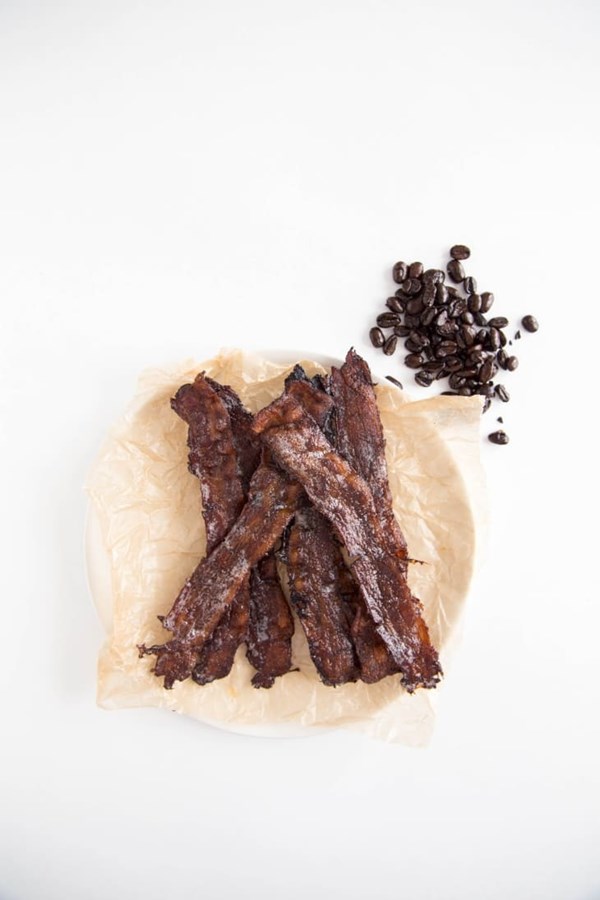 Coffee and cocoa bacon