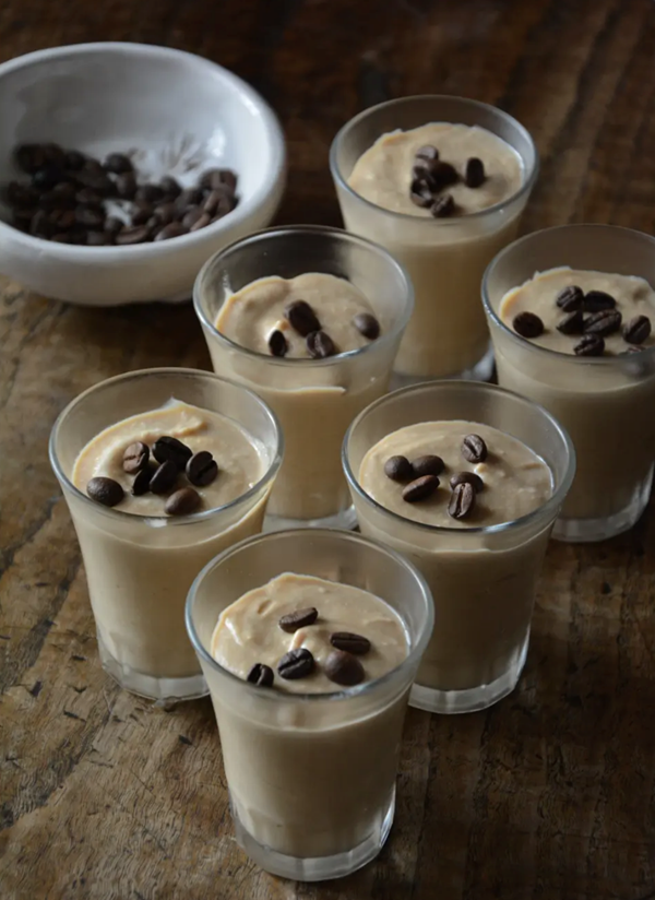 Coffee and ricotta cream