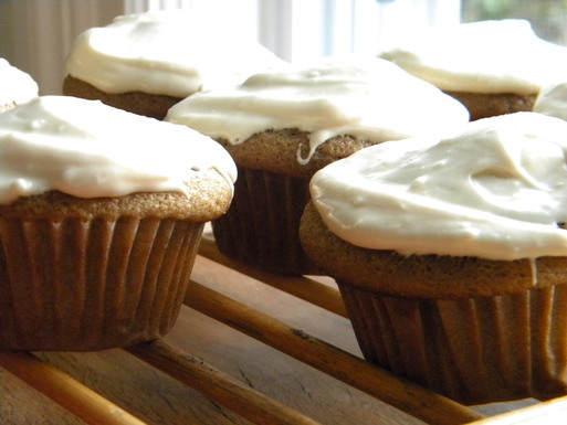 Coffee and rye cupcakes