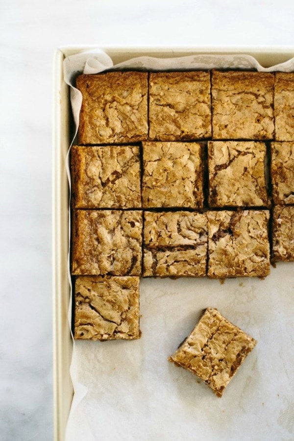Coffee blond brownies