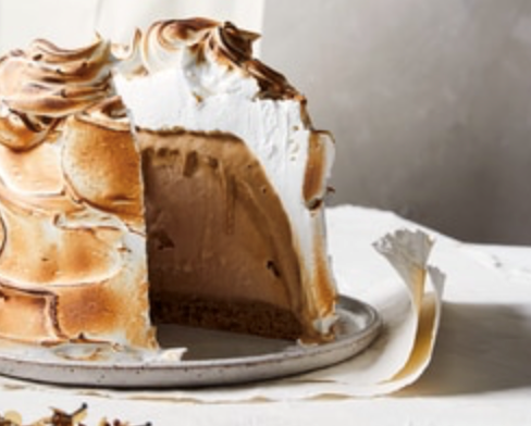 Coffee bombe Alaska