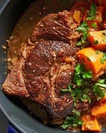Coffee-braised pot roast