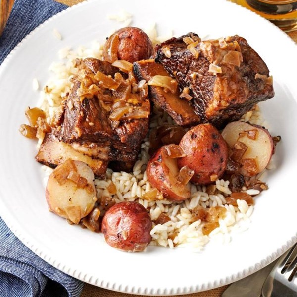 Coffee-braised short ribs