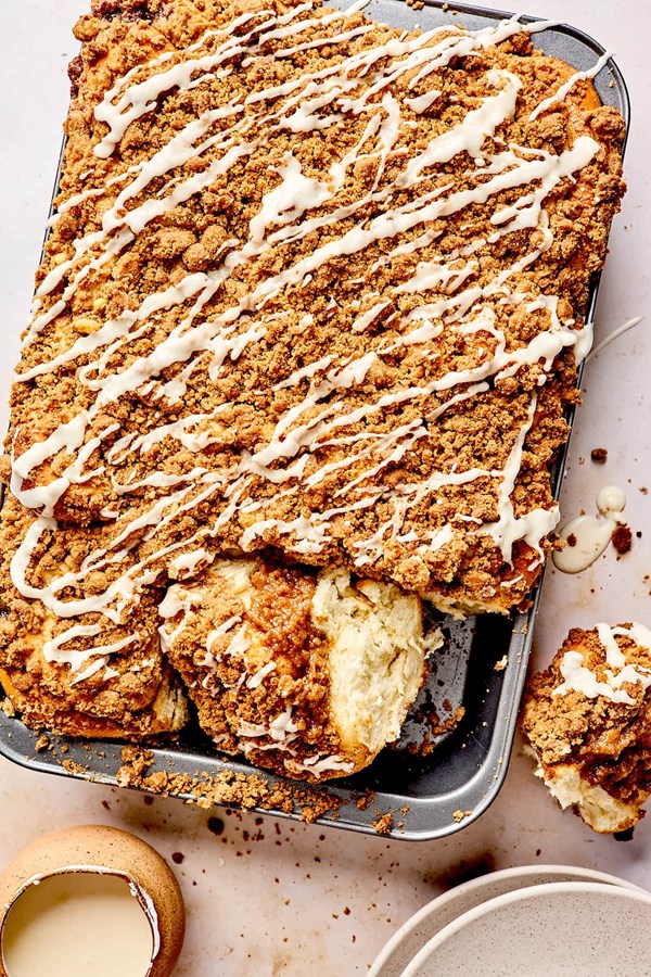 Coffee cake cinnamon rolls