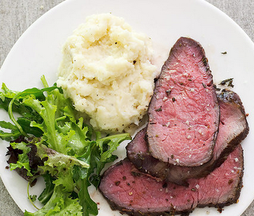 Coffee-chipotle top sirloin roast