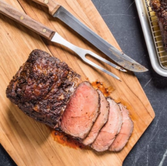 Coffee-chipotle top sirloin roast