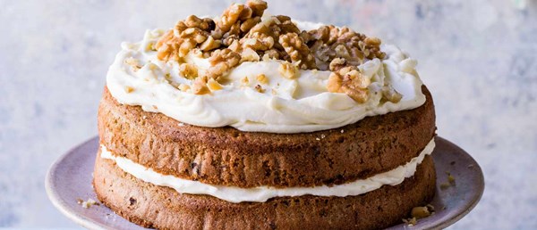 Coffee, chocolate and walnut cake