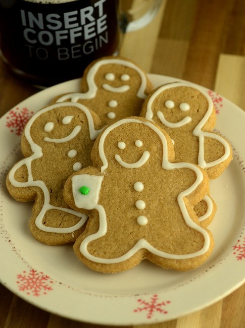 Coffee cinnamon gingerbread men