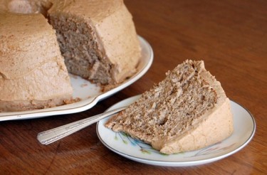 Coffee cloud sponge cake