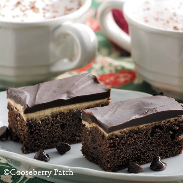 Coffee cream brownies