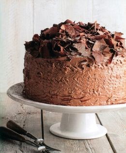 Coffee devil's food cake