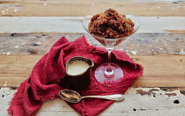 Coffee granita 
