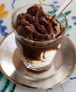 Coffee granita (Granita di caffe)