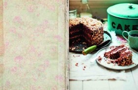 Coffee hazelnut Frangelico cake