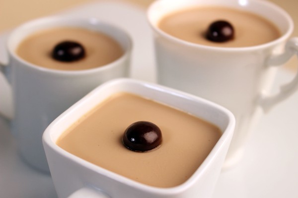 Coffee panna cotta