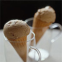 Coffee pecan praline ice cream