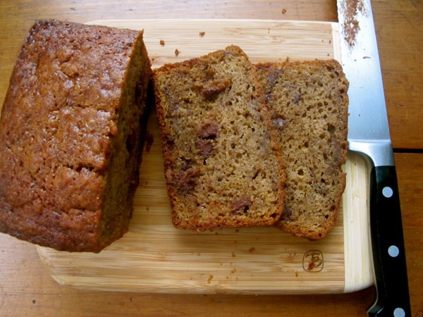 Coffee-spiked banana bread