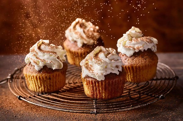 Coffee vanilla crème cupcakes