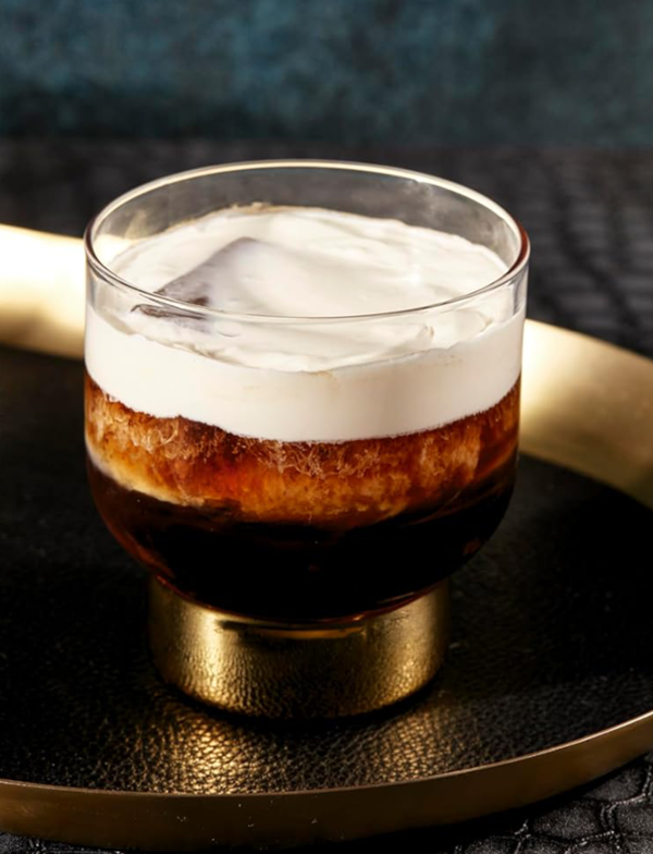 Cognac, coffee, and cream 
