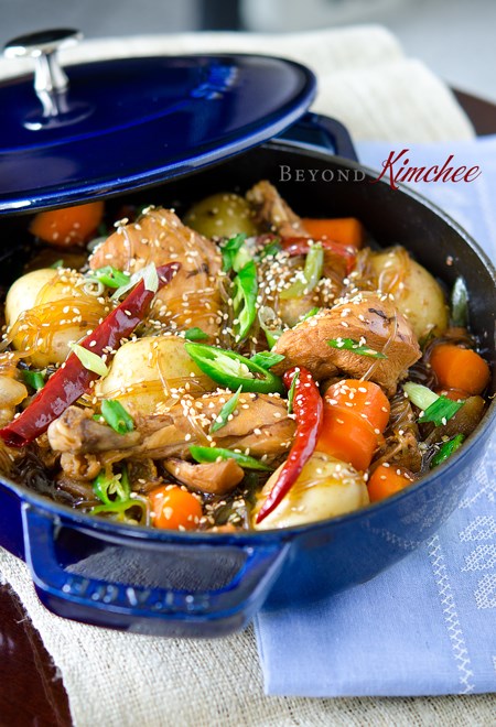 Cola braised Korean chicken