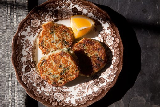 Colcannon cakes