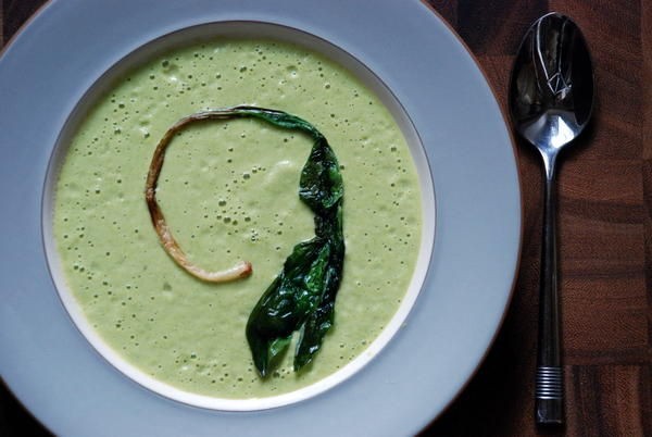 Cold asparagus soup