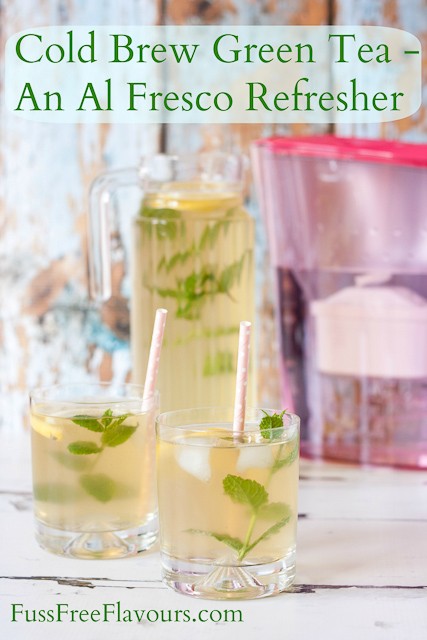 Cold brew green tea 