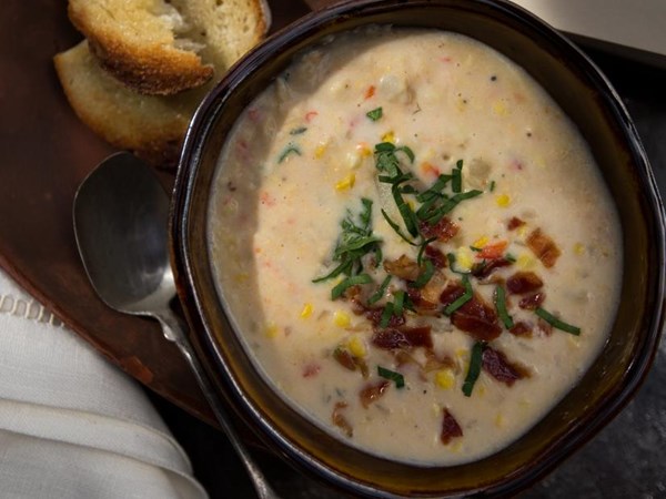 Cold day corn chowder