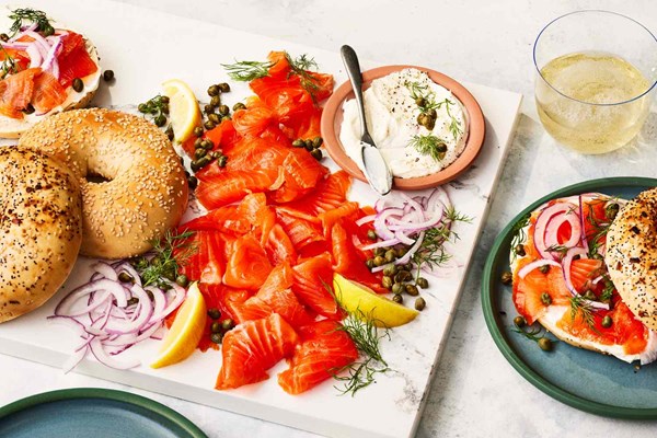 Cold-smoked salmon