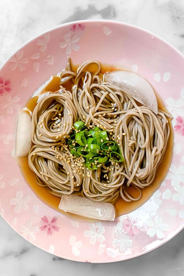 Cold soba noodles