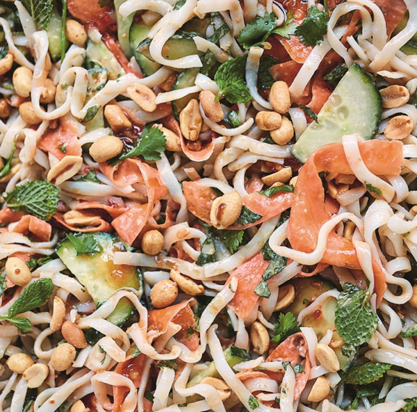 Cold takeout noodles