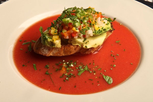 Cold tomato soup