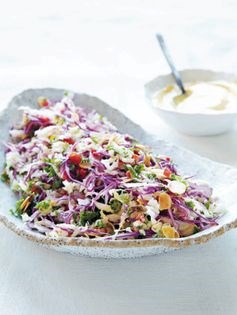 Coleslaw with lemon-mustard mayonnaise