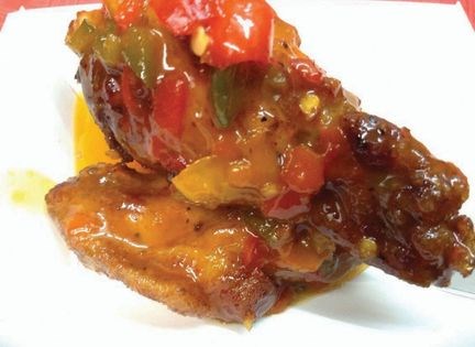 Colette’s cilantro chili wings