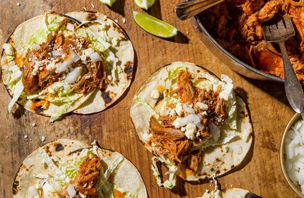 Colima-style shredded braised pork