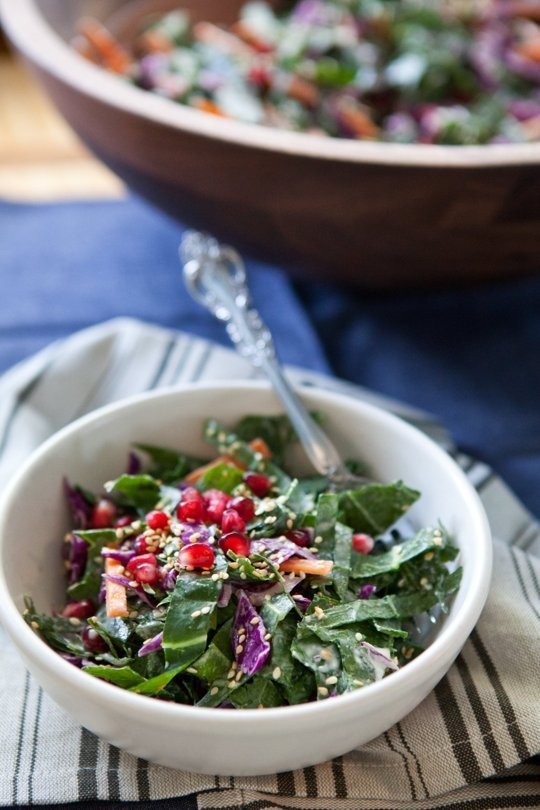 Collard green slaw