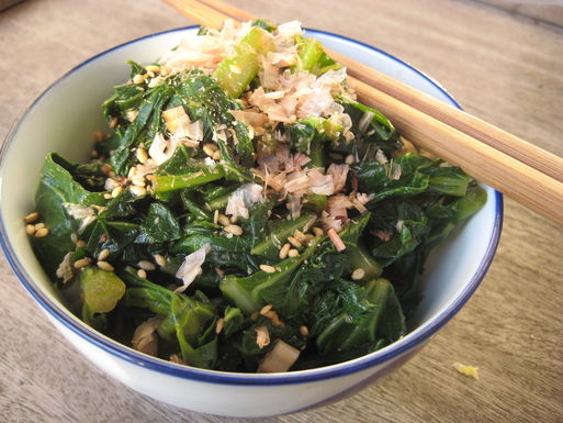 Collard oshitashi