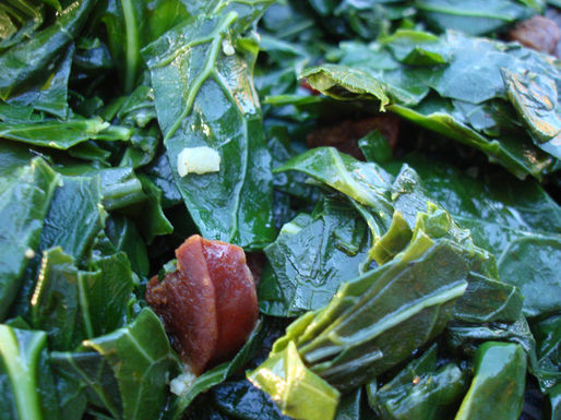 Collards & chorizo