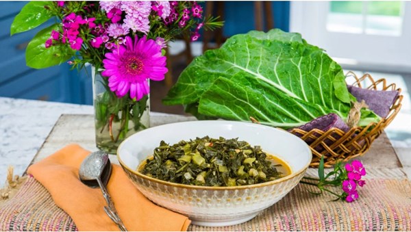 Collards 'n' potlikker [Carla Hall]