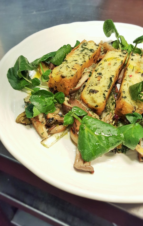 Collier’s cheddar polenta