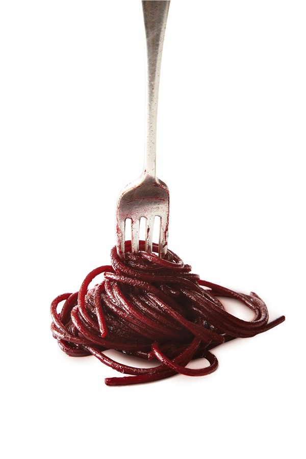 Color your pasta with juice