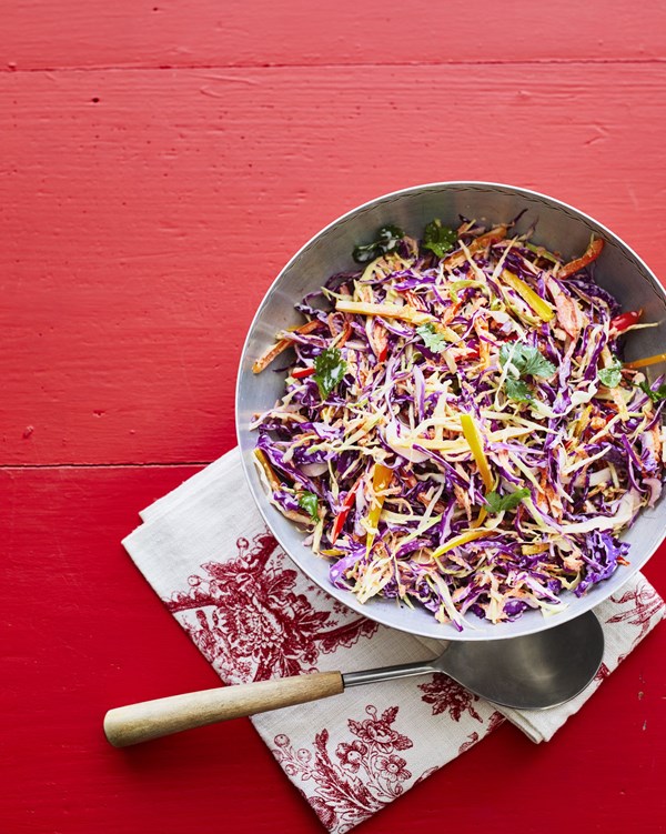 Colorful coleslaw